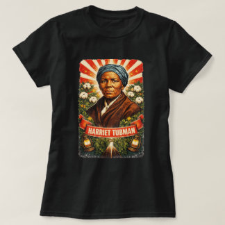 Harriet-Tubman-Porträt-T-Shirt Kunst zur Schwarze T-Shirt