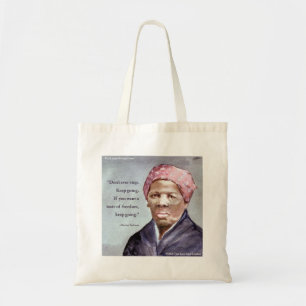 Harriet Tubman & Quote Ecofriendly Budget Tragetasche