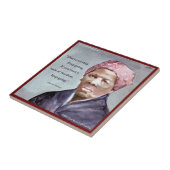 Harriet Tubman & Quote Fliese (Seite)