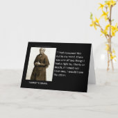 Harriet Tubman Quote Karte (Gelbe Blume)