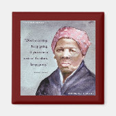 Harriet Tubman & Quote Magnet (Vorne)