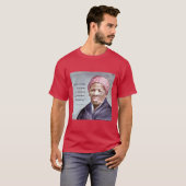 Harriet Tubman & Quote Mens Tshirt (Vorne ganz)