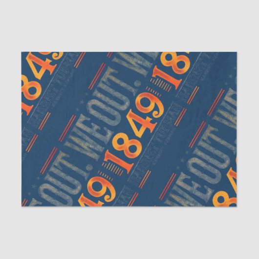 Harriet Tubman We Out 1849 Black American History Seidenpapier (Vorderseite)