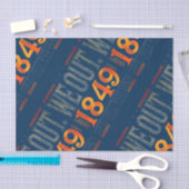 Harriet Tubman We Out 1849 Black American History Seidenpapier (Handwerk)