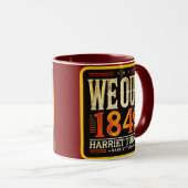 Harriet Tubman We Out 1849 Black American History Tasse (VorderseiteRechts)