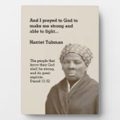 HARRIET TUBMAN Zitat Fotoplatte (Vorderseite)