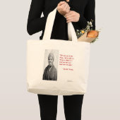 Harriet Tubman zitiert Geschenke zu "Freiheit oder Jumbo Stoffbeutel (Vorderseite (Produkt))