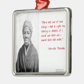 Harriet Tubman zitiert Geschenke zu "Freiheit oder Silbernes Ornament (Links)