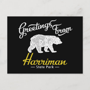 Harriman Staat Park Bear Postkarte