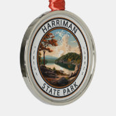 Harriman Staat Park New York Abzeichen Ornament Aus Metall (Rechts)