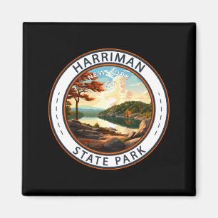 Harriman State Park New York Abzeichen 1 Magnet