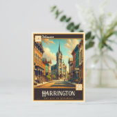 Harrington, Delaware | Vintage Postkarte (Stehend Vorderseite)