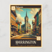 Harrington, Delaware | Vintage Postkarte (Vorderseite)