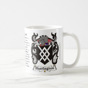 Harrington Familien-Wappen Tasse