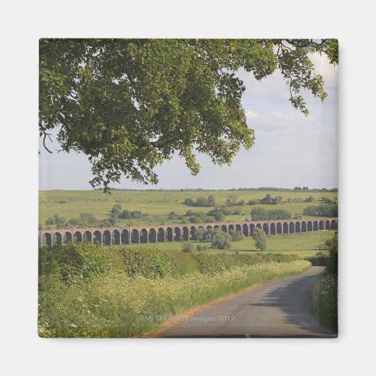 Harringworth Viaduct, Rutland. Auch bekannt als Magnet (Vorne)