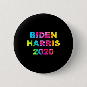 Harris 2020 Gefärbte Krawatte zur Wahl Vintag Hipp Button