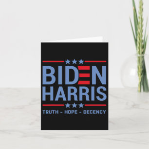 Harris 2020 Truth Hope Decency Karte