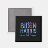 Harris 2020 Truth Hope Decency Magnet (Vorderseite/Rückseite)