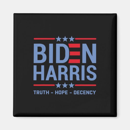 Harris 2020 Truth Hope Decency Magnet (Vorne)