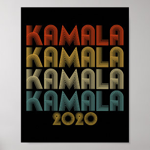 Harris 2020 Wahl Retro 60er 70er Poster