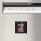 Harris 2024 American Flag Kamaka Supporter Magnet (In Situ (Geschirrspüler))