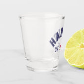 Harris 2024 Athletic Word Art Schnapsglas (Links)