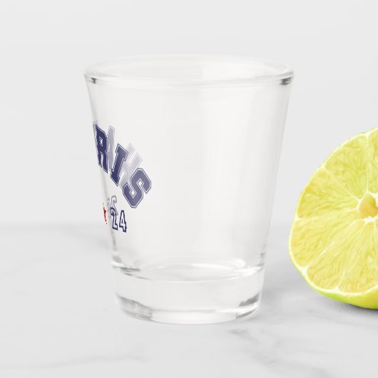 Harris 2024 Athletic Word Art Schnapsglas (Rechts)