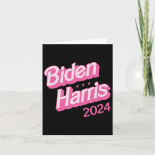 Harris 2024 Black S Joe Kamala Funny Präsident Karte
