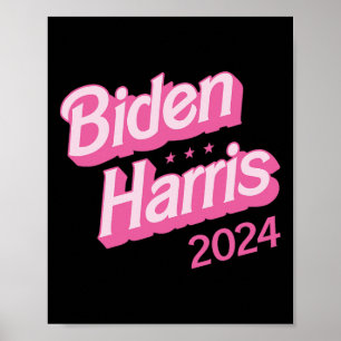 Harris 2024 Black S Joe Kamala Funny Präsident Poster