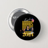 Harris 2024 button (Vorne & Hinten)