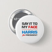 Harris 2024 button (Vorne & Hinten)