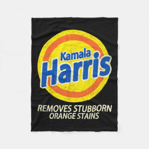 Harris 2024 Entfernt hartnäckige orange Flecken Lu Fleecedecke