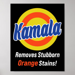 Harris 2024 entfernt Stubborn-Orangenstände 2 Poster