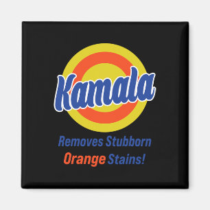 Harris 2024 entfernt Stubborn-Orangenstände 3 Magnet