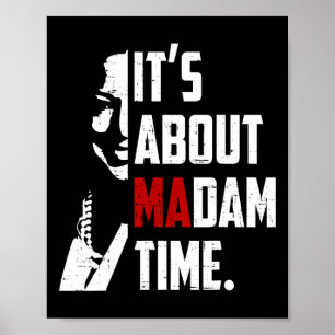 Harris 2024 Es geht um Frau Time President Electi Poster