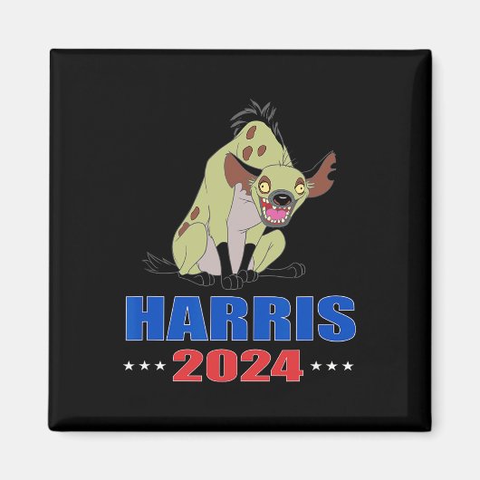 Harris 2024 Funny Hyena Magnet (Vorne)