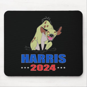 Harris 2024 Funny Hyena Mousepad