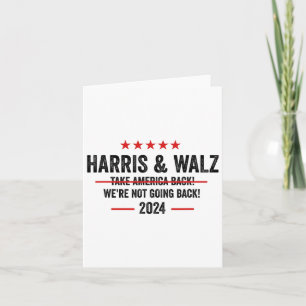 Harris 2024 für Präsident Harris Walz 2024 Anti-Tr Karte