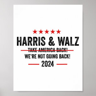 Harris 2024 für Präsident Harris Walz 2024 Anti-Tr Poster