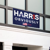 Harris 2024 - Kamala Harris Banner (Äußeres Gebäude)