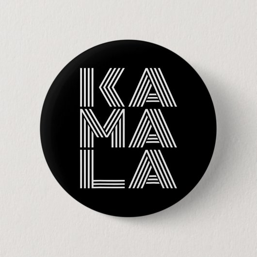 Harris 2024 #khive Biden Harris Cool Retro Street Button (Vorderseite)