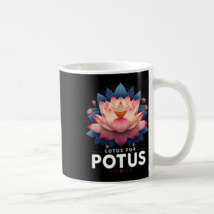 Harris 2024 Lotus for Potus Trending President Kaffeetasse