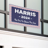 Harris 2024 - Niemand ist über dem Gesetz Banner (Äußeres Gebäude)