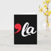 Harris 2024 Präsident Comma La Funny 1 Karte (Gelbe Blume)