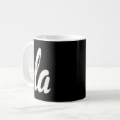 Harris 2024 Präsident Comma La Funny Kaffeetasse (Vorderseite Links)