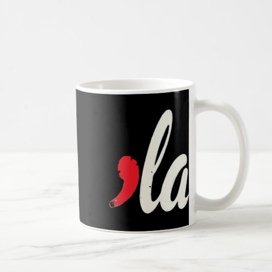 Harris 2024 Präsident Comma La Funny Kaffeetasse (Rechts)