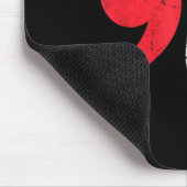 Harris 2024 Präsident Distressed Comma La Funny 1 Mousepad (Ecke)
