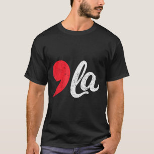 Harris 2024 Präsident Distressed Comma La Funny 1 T-Shirt