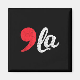 Harris 2024 Präsident Distressed Comma La Funny Magnet