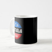 Harris 2024 Präsident Fun Vintag Button Abstimmung Kaffeetasse (Vorderseite Links)